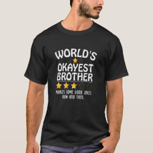 Camiseta Irmão mais inteligente do mundo Humor Irmã Grande