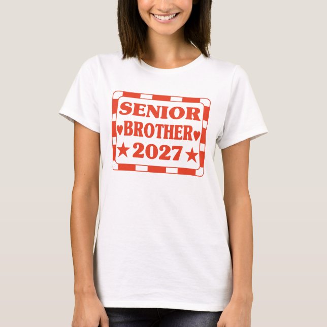 Camiseta Irmão Mais Velho 2027. (Frente)