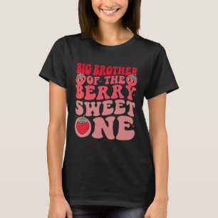 Camiseta Irmão Mais Velho Da Morango Doce Fruta Morango