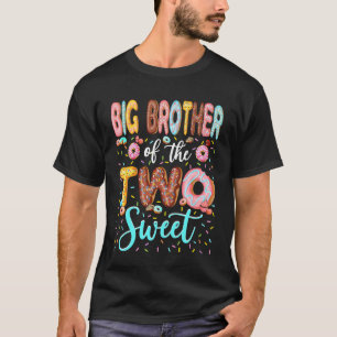 Camiseta Irmão Mais Velho dos Dois Doces Menino de 2º Anive