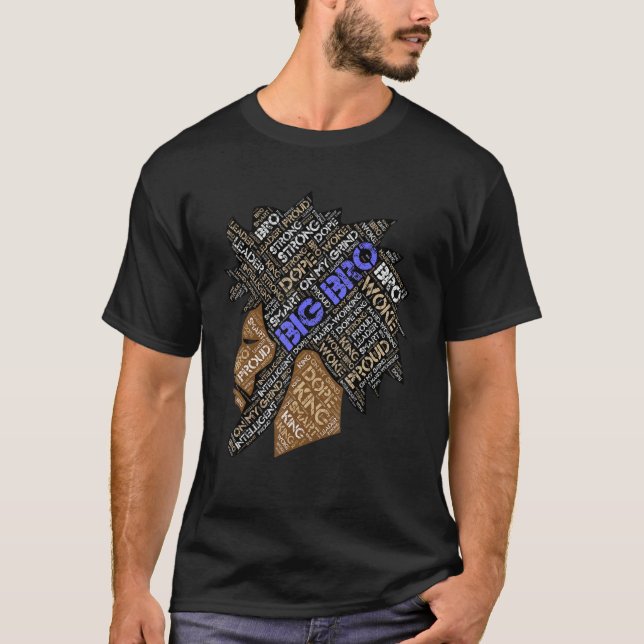 Camiseta Irmão Mais Velho Irmão Africano-Americano Sibel (Frente)