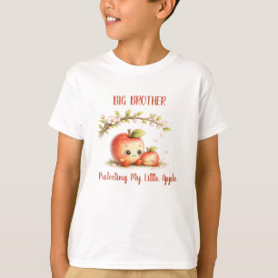 Camiseta Irmão Mais Velho Protegendo Minha Pequena Maçã