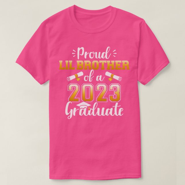 Camiseta Irmão malvado da classe de formando de 2023 para g (Frente do Design)