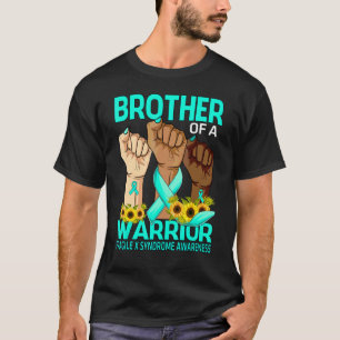 Camiseta Irmão-Mão De Um Guerreiro Frágil Síndrome X Com Co