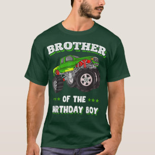Camiseta Irmão Mens Do Aniversário, Pais Monstro T