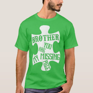 Camiseta Irmão Meu Anjo Guardião Você É Minha Peça Desapare