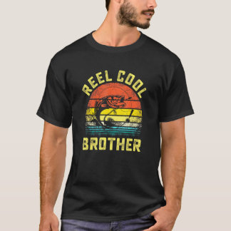 Camiseta Irmão Muito Legal da Pesca do Dia dos Pais