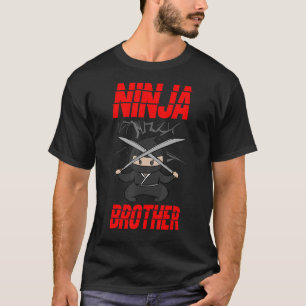 Camiseta Irmão Ninja Mercenário Japonês Shinobi Kunai Shu