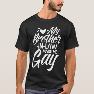 Camiseta Irmão no Humor Familiar Gay de Lei