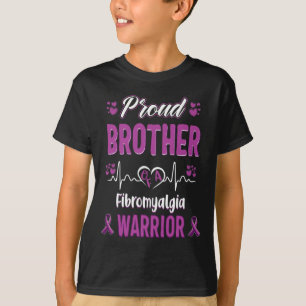 Camiseta Irmão Orgânico Fibromialgia Guerreira Sensibilizaç