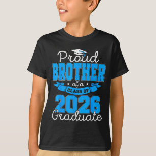 Camiseta Irmão Orgulhoso Classe 2026 Graduado Arte Gráfica