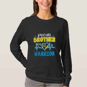 Camiseta Irmão Orgulhoso da Síndrome de Down Sensibilização