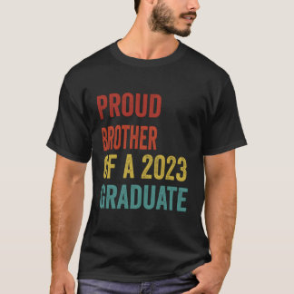 Camiseta Irmão Orgulhoso De Graduações De Classe De Formand