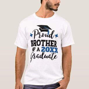 Camiseta Irmão Orgulhoso de um boné azul preto formando 202