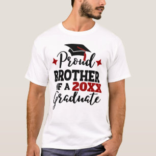 Camiseta Irmão Orgulhoso de um boné vermelho formando 202