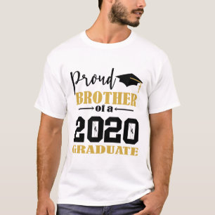 Camiseta Irmão Orgulhoso de um Formando 2020