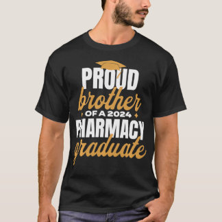 Camiseta Irmão Orgulhoso De Um Formando Farmacêutico 2024