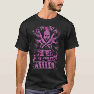 Camiseta Irmão Orgulhoso De Um Guerreiro Contra a Epilepsia