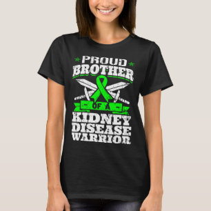Camiseta Irmão Orgulhoso De Um Guerreiro Da Doença Renal Aw