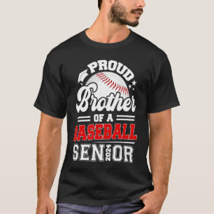Camiseta Irmão Orgulhoso De Um Mais velho De Baseball De 20