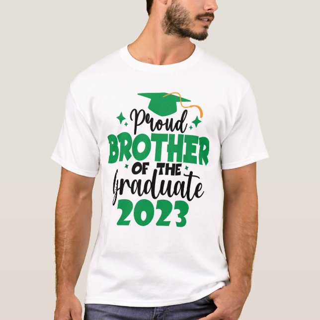 Camiseta IRMÃO Orgulhoso de uma Classe de Diversão do Forma (Frente)