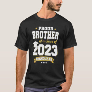 Camiseta Irmão Orgulhoso De Uma Classe De Mais velho De For