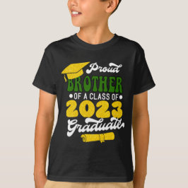 Camiseta IRMÃO Orgulhoso de uma Classe de Moderno Formando 