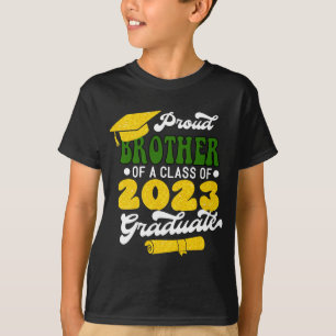 Camiseta IRMÃO Orgulhoso de uma Classe de Moderno Formando 