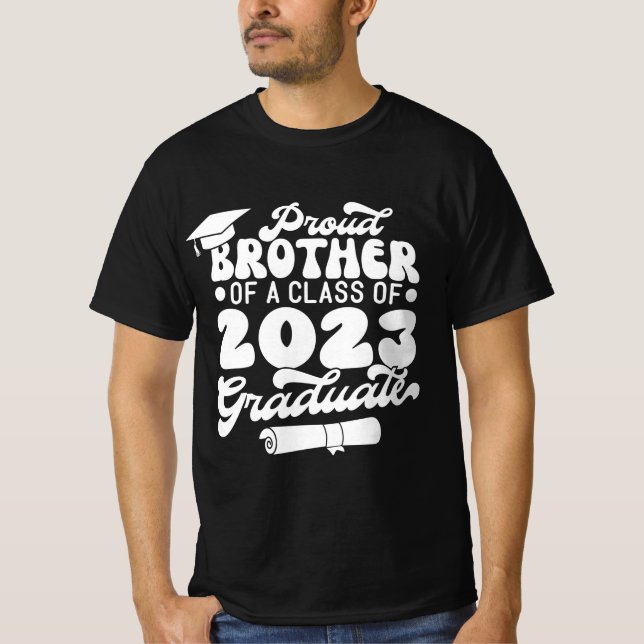 Camiseta IRMÃO Orgulhoso de uma classe de retrato do Forman (Frente)