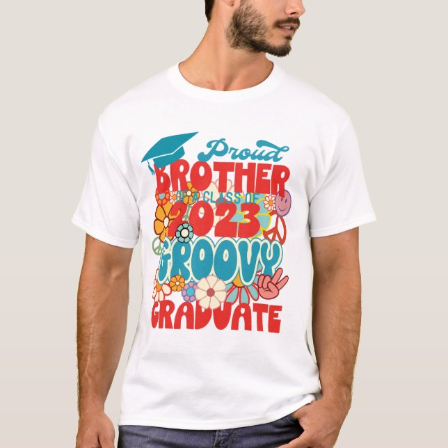 Camiseta IRMÃO Orgulhoso de uma classe de retrato do Forman (Frente)