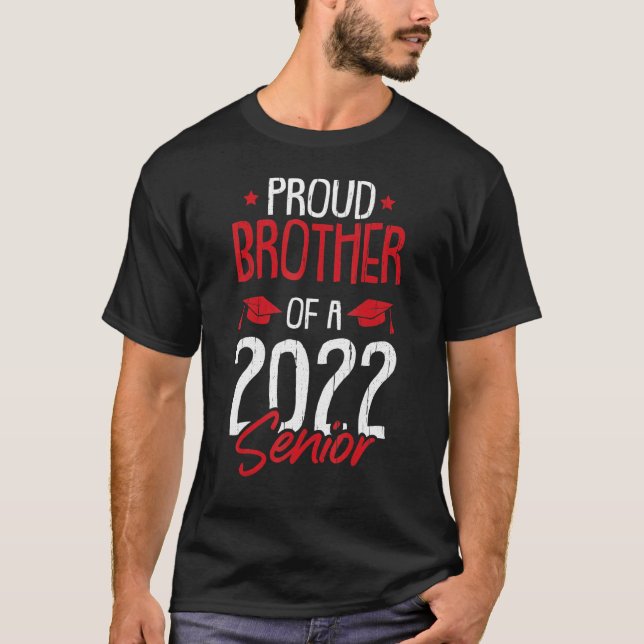 Camiseta Irmão Orgulhoso De Uma Faculdade De Graduação De M (Frente)