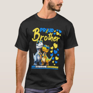 Camiseta Irmão Orgulhoso Dia Mundial de Conscientização sob