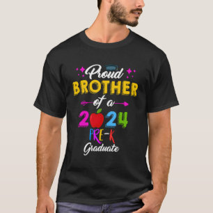 Camiseta Irmão Orgulhoso Do Formando Pré-K 2024