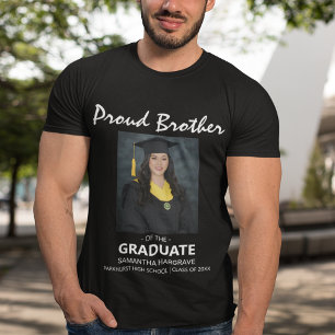 Camiseta Irmão Orgulhoso do Graduado Foto