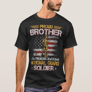Camiseta Irmão Orgulhoso Dos Veteranos Soldados Da Guarda N