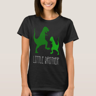 Camiseta IRMÃO PEQUENO DINOS Crianças Engraçadas Em Dinossa
