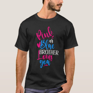 Camiseta Irmão Rosa ou Azul Ama Você Revelando Gênero 2