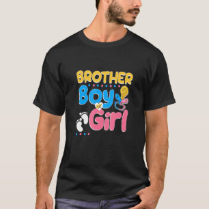 Camiseta Irmão Rosa ou Azul Te Ama Melhor Irmão Eterno B