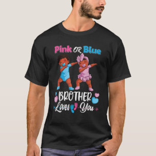 Camiseta Irmão Rosa Ou Azul Te Ama Sexo Negro