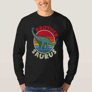 Camiseta Irmão Saurus I Brachiosaurus Diplodocumentus I Fam