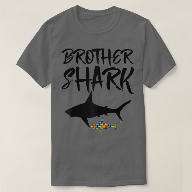 Camiseta Irmão Shark Tee's Engraçadas Mulheres Tubarões Tee (Frente do Design)