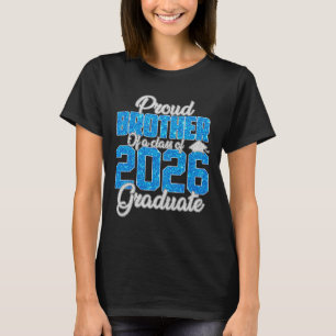 Camiseta Irmão Super Orgulhoso De Um Formando De 2026 Camis