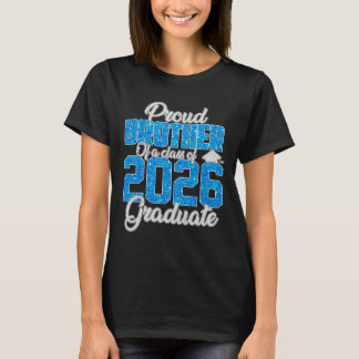 Camiseta Irmão Super Orgulhoso De Um Formando De 2026 Camis