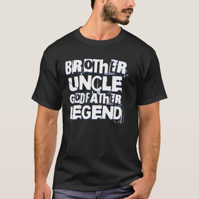Camiseta Irmão Tio Goddad Legenda Favorito Tio Fami (Frente)