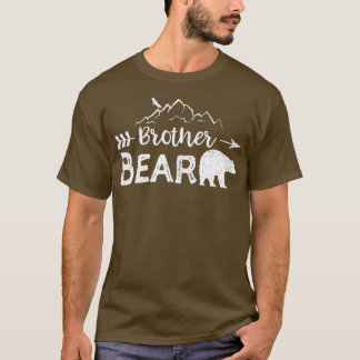 Camiseta Irmão Urso Correspondente Família Mamã Papá Bear C