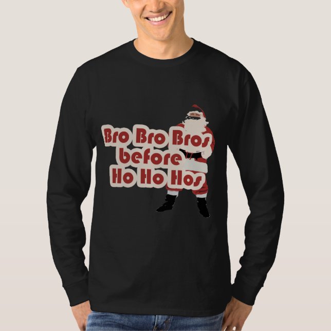 Camiseta Irmãos antes de Ho Ho Hoes para a Cláusula Santa (Frente)