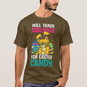 Camiseta Irmãos Comerciais Para Páscoas De Design De Páscoa