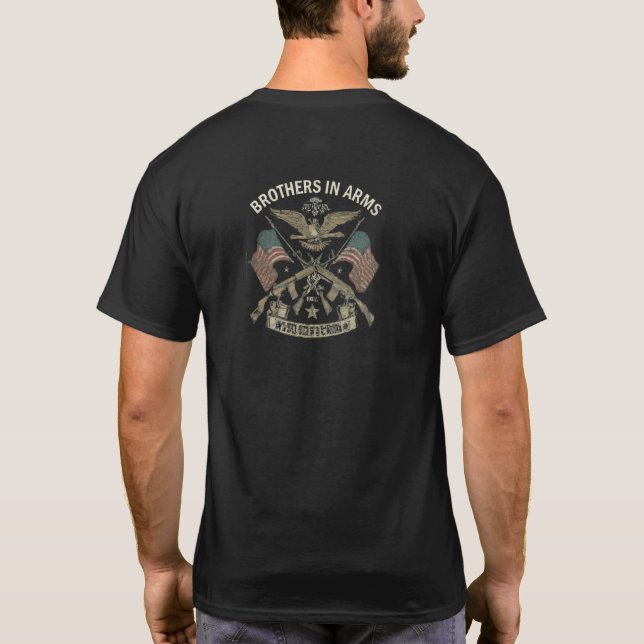 Camiseta irmãos de armas (Verso)