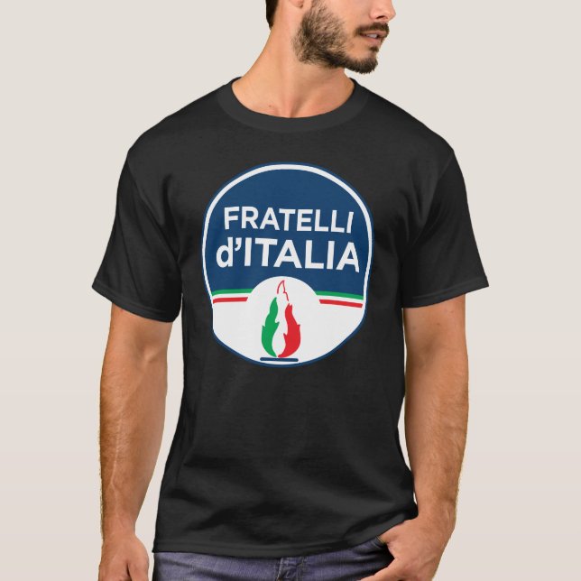 Camiseta Irmãos de Itália Fratelli d'Italia FdI (Frente)