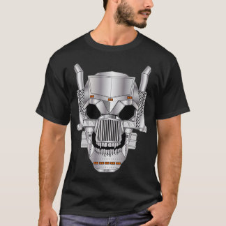 Camiseta Irmãos Diesel Ossos do Crânio dos Caminhões Frente